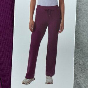 32 Degrees Cool Active Flare Pants M Purple Stretchy Lightweight d0396